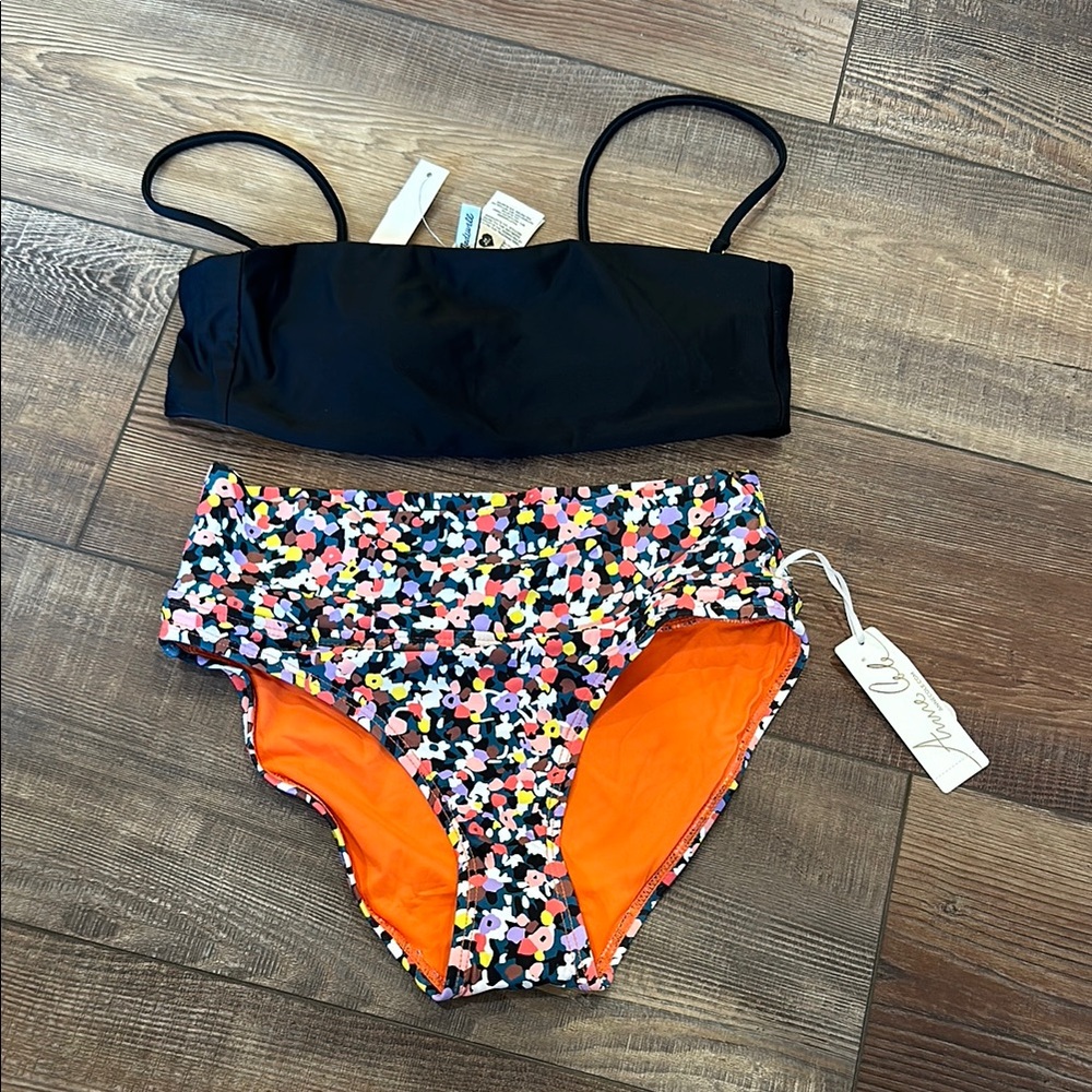 NWT XS bikini top only madewell